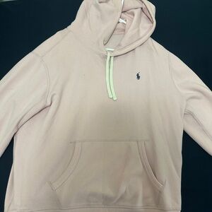 Ralph Lauren Soft Pink Polo Hoodie